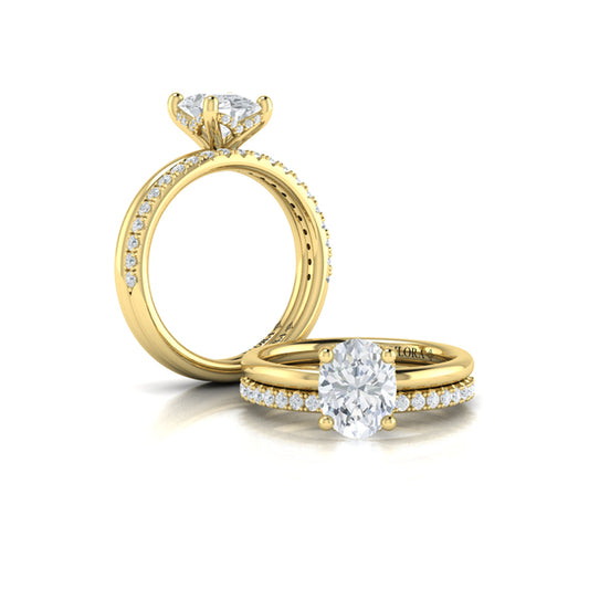 Promise Solitaire Oval Engagement Ring