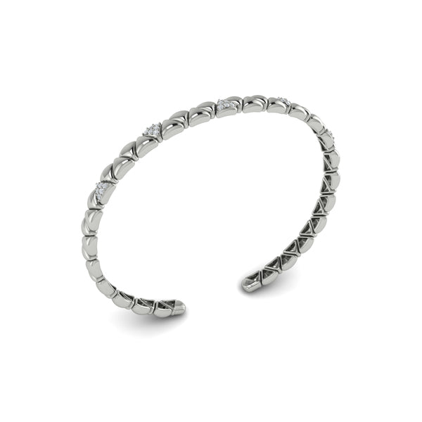 Diamond Trinity Bangle
