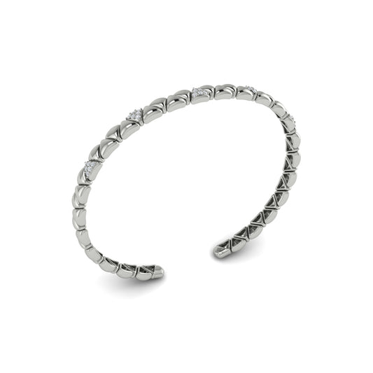Diamond Trinity Bangle