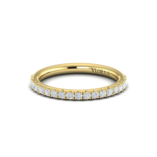 Matchign Band for Crown Set Diamond Solitaire Engagement Ring