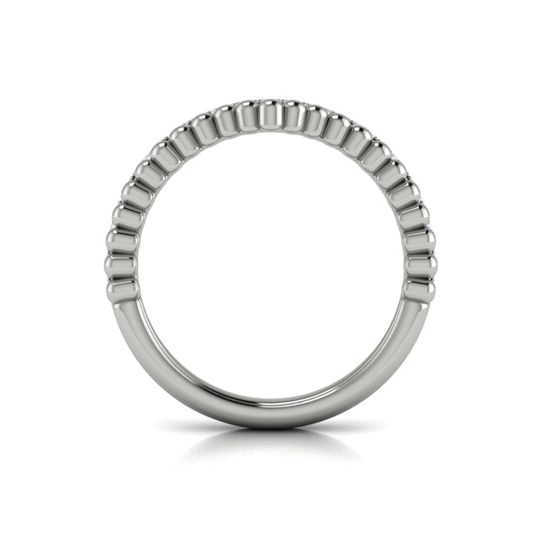 Contour Bands Wedding Band in Platinum by Vlora Bridal