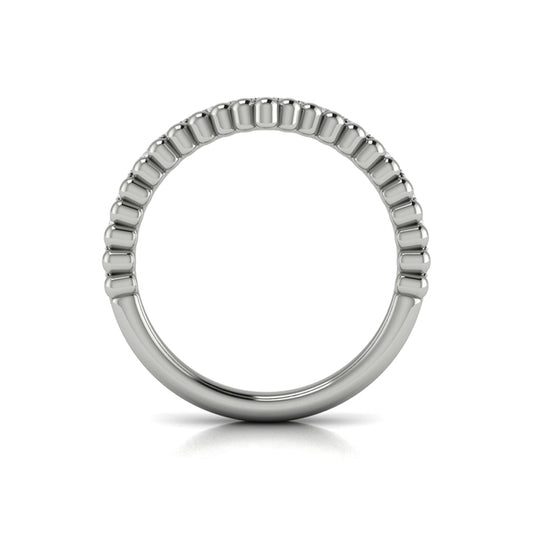 Contour Bands Wedding Band in Platinum by Vlora Bridal
