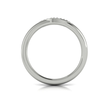 Double Oval Pavé Diamond Ring