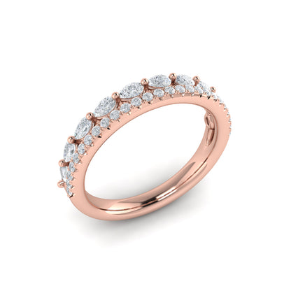 Marquise Dual Stackable Band