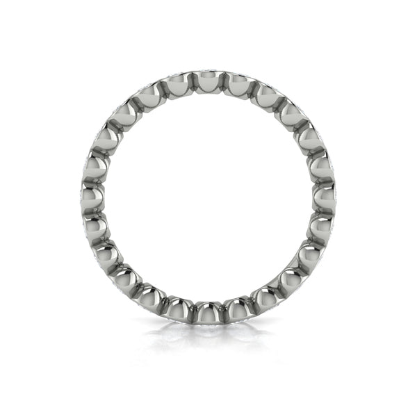Eternity Bands Wedding Band in Platinum by Vlora Bridal