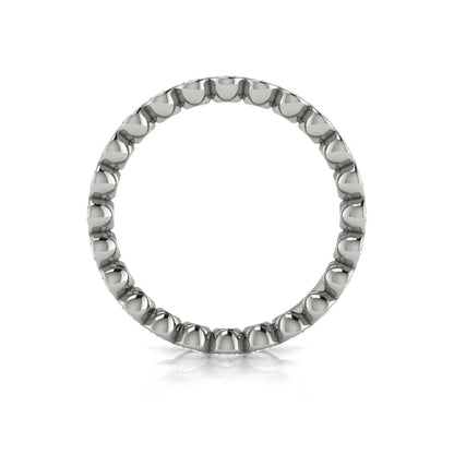 Eternity Bands Wedding Band in Platinum by Vlora Bridal