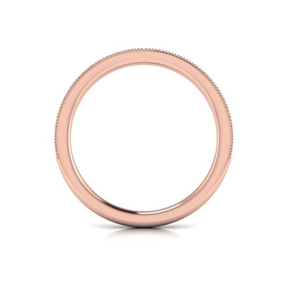 Matching Band for Vintage Splendor Oval Split Shank Engagement Ring