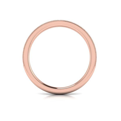 Matching Band for Vintage Splendor Oval Split Shank Engagement Ring