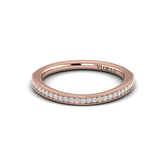 Matching Band for Vintage Splendor Oval Split Shank Engagement Ring