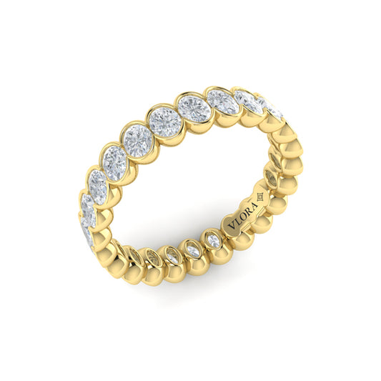 Endless Oval Eternity Ring