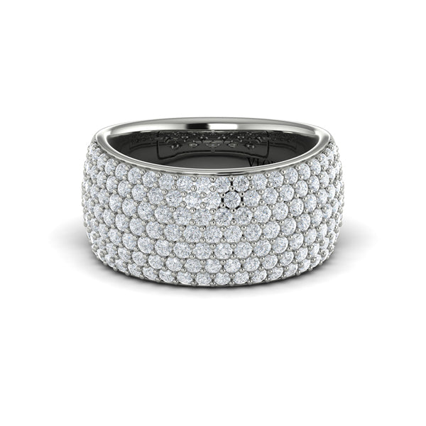 Diamond Multi-Row Statement Ring