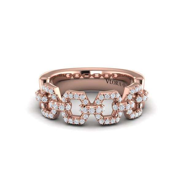 Diamond Link Ring