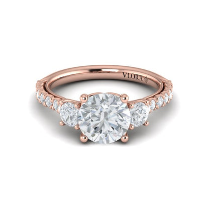 Classic Trio Three Stone Engagement Ring