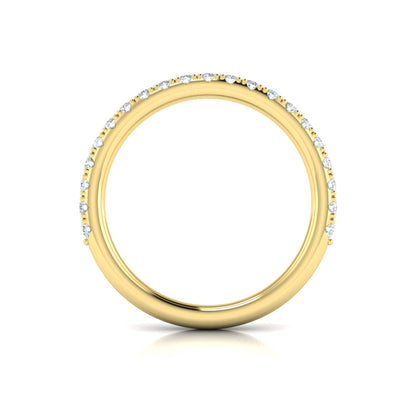 Matchign Band for Crown Set Diamond Solitaire Engagement Ring