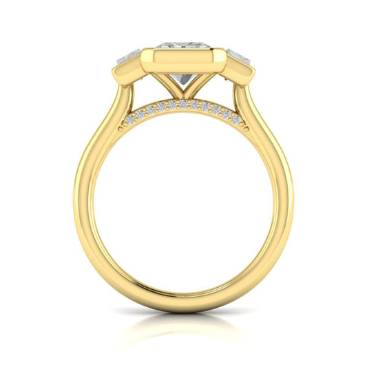 Architectural Elegance Engagement Ring