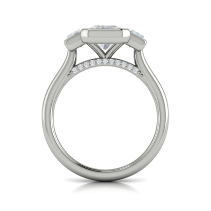 Architectural Elegance Engagement Ring