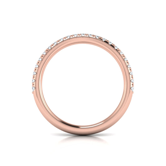 Matching band for Marquise Bezel Diamond Accent Ring