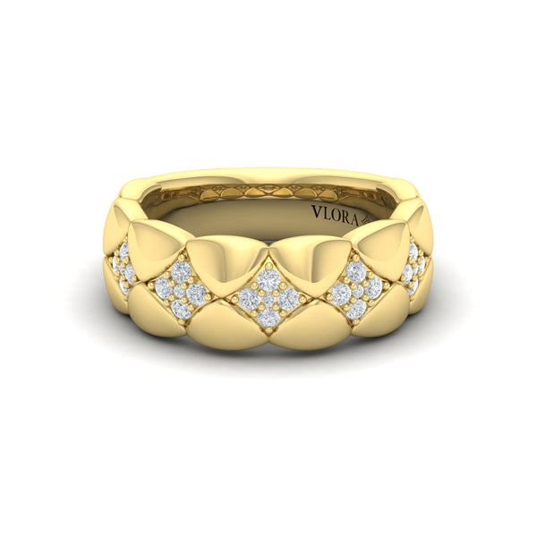 Diamond Tufted Vlora Star Ring