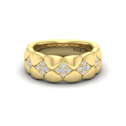 Diamond Tufted Vlora Star Ring