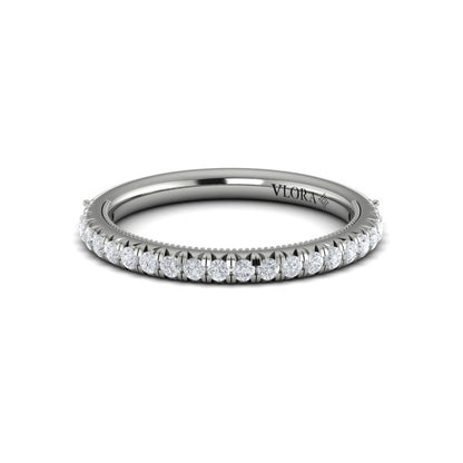 Matching Bands Wedding Band in Platinum by Vlora Bridal