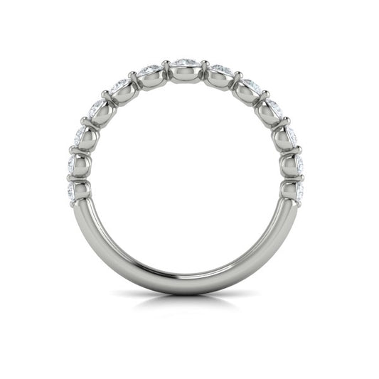 Stackable Bands Wedding Band in Platinum by Vlora Bridal