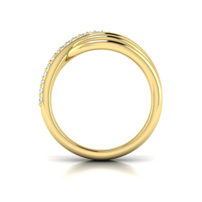 Triple Pavé Diamond Wrap Ring