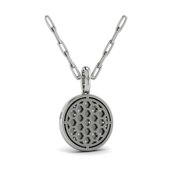 Diamond Pendant from AMULETA Collection in Platinum