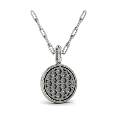 Diamond Pendant from AMULETA Collection in Platinum
