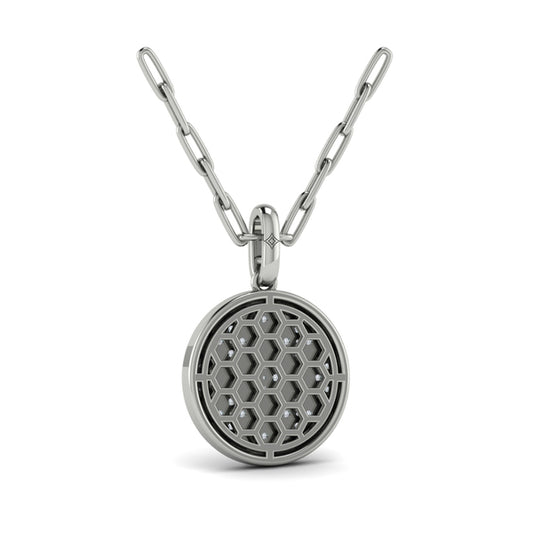 Diamond Pendant from AMULETA Collection in Platinum