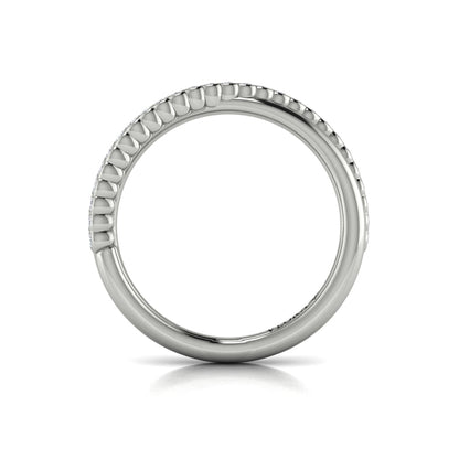 Slim Crossed Stackable Band