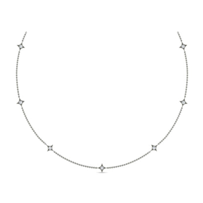 Multi Diamond Vlora Star Necklace