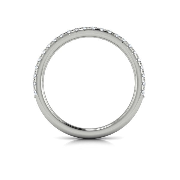 Matching Bands Wedding Band in Platinum by Vlora Bridal