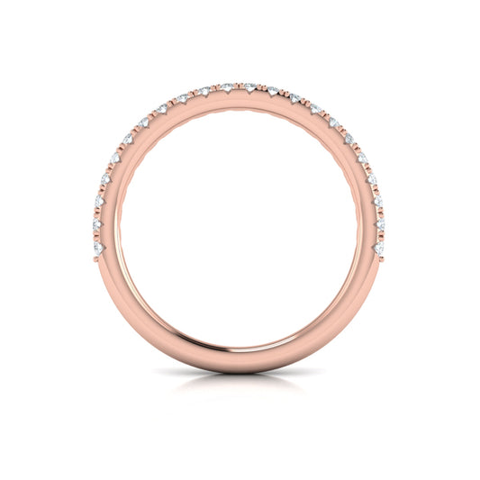 Matching Band for Signature Solitaire Emerald Cut Bezel Engagement Ring