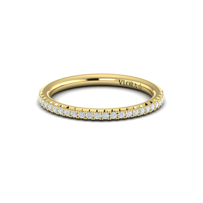 Matching Band for the Bezel Three-Stone Engagement Ring