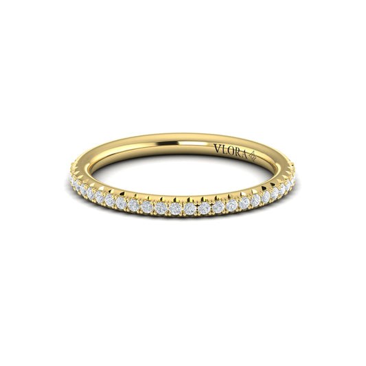 Matching Band for the Bezel Three-Stone Engagement Ring