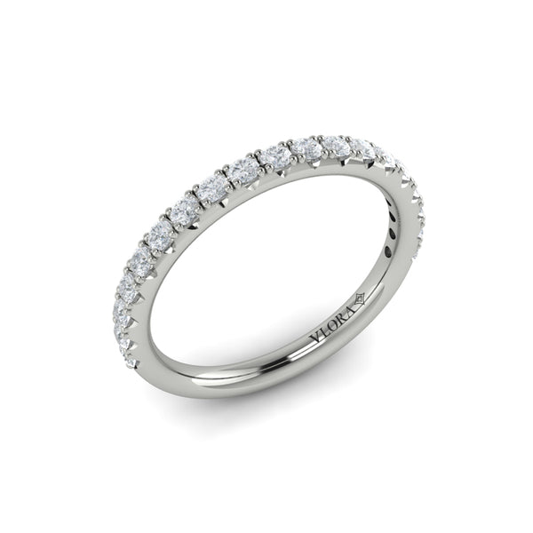 Matching Band for Graceful Trio Three Stone Engagement Ring