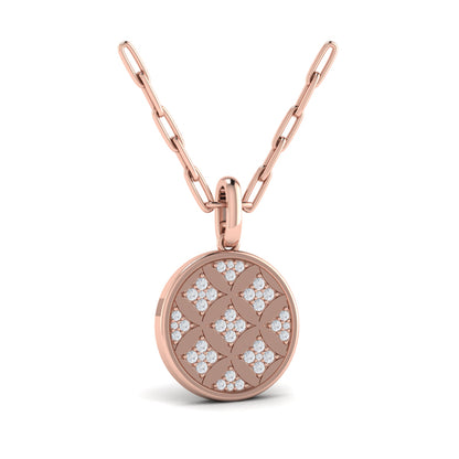 Star Diamonds and Diamond Pendant Necklace