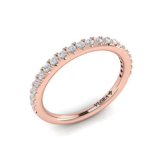 Matching Band for Pretty Pear Halo Engagement Ring