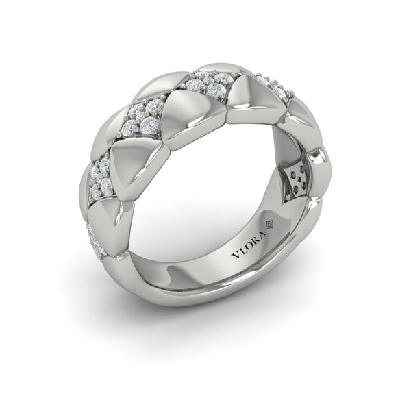 Diamond Tufted Vlora Star Ring