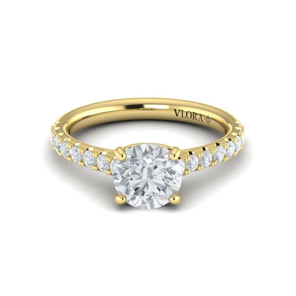 Classic Cathedral Engagement Ring