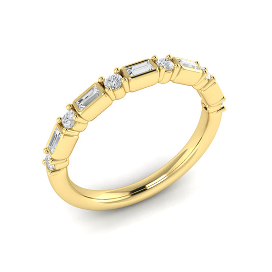 Brilliant Baguette Stackable Band