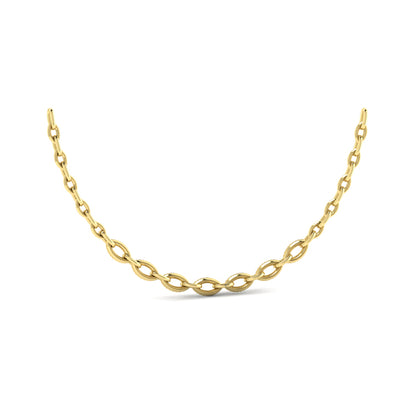 Open Navette Silhouette wtih Diamonds Necklace