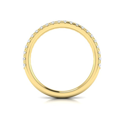 Matching Bands Wedding Band in 14K Yellow Gold by Vlora Bridal