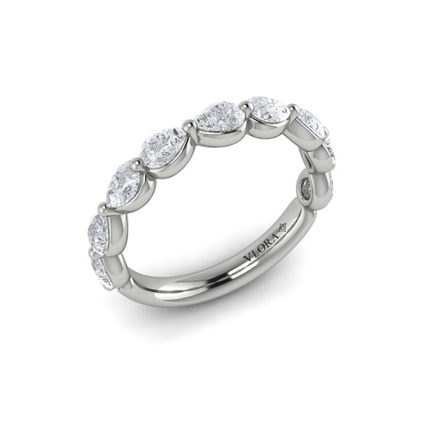 Matching Bands Wedding Band in Platinum by Vlora Bridal