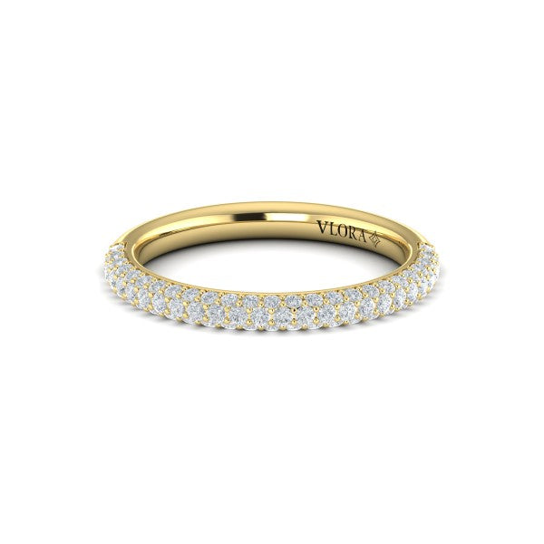Pave Profile Stackable Band