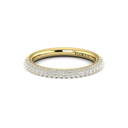 Pave Profile Stackable Band
