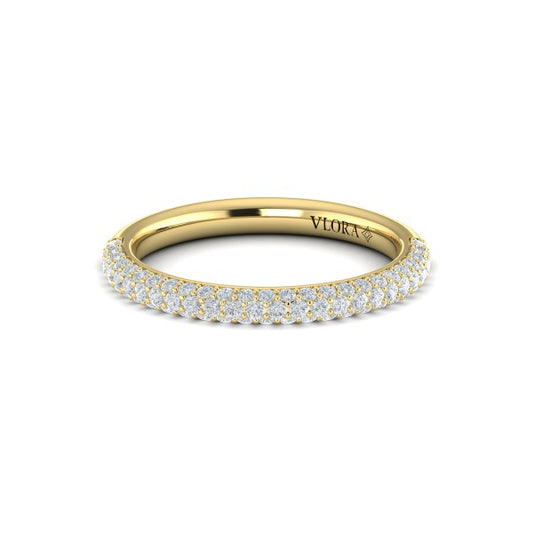 Pave Profile Stackable Band