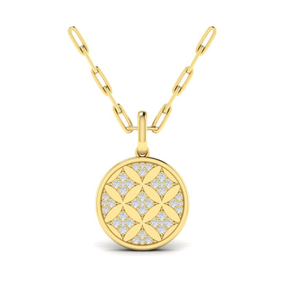 Star Diamonds and Diamond Pendant Necklace