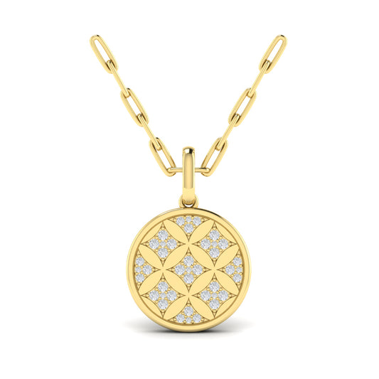 Star Diamonds and Diamond Pendant Necklace
