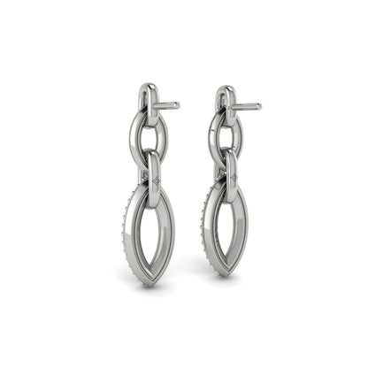 Double Drop Link Earrings